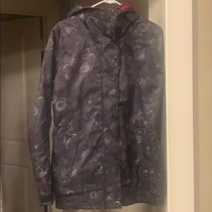 Roxy floral ski/snowboard jacket